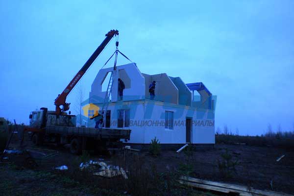 двухэтажный дом в Ижевске